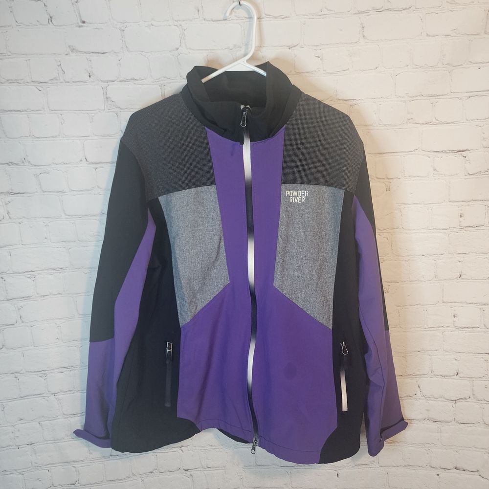 Powder River Women's Colorblock Full Zip Jacket, Size XXL